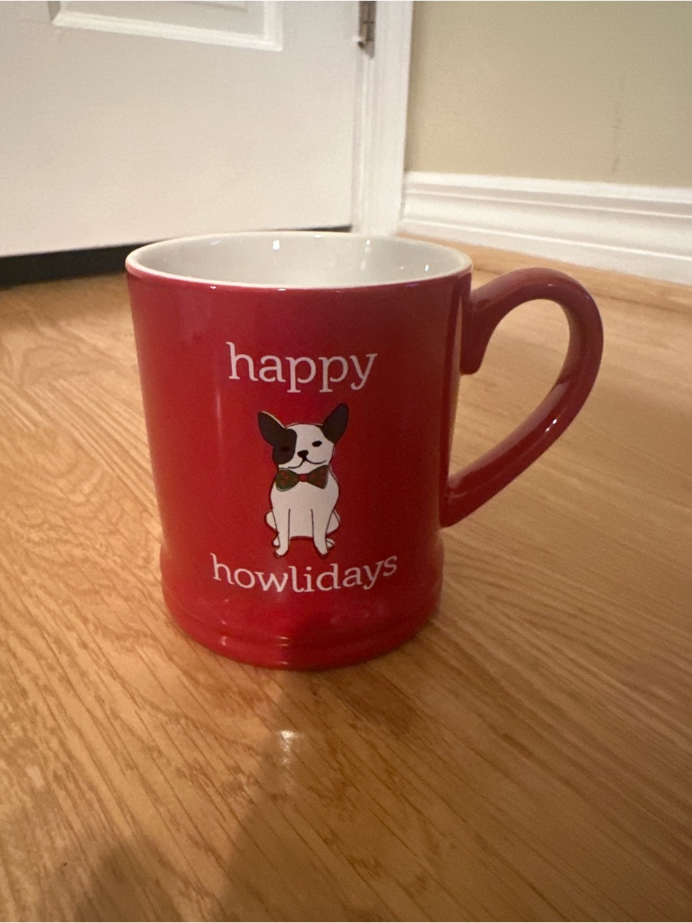 Red 'Happy Howlidays' Dog Holiday Mug